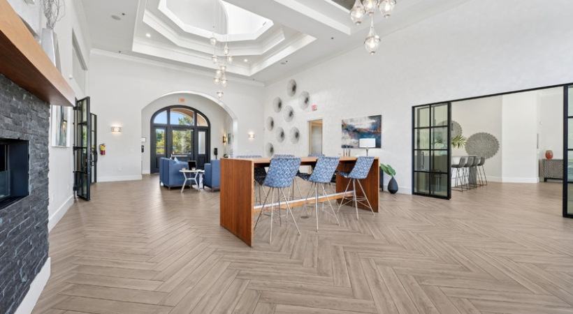 Clubhouse lounge
