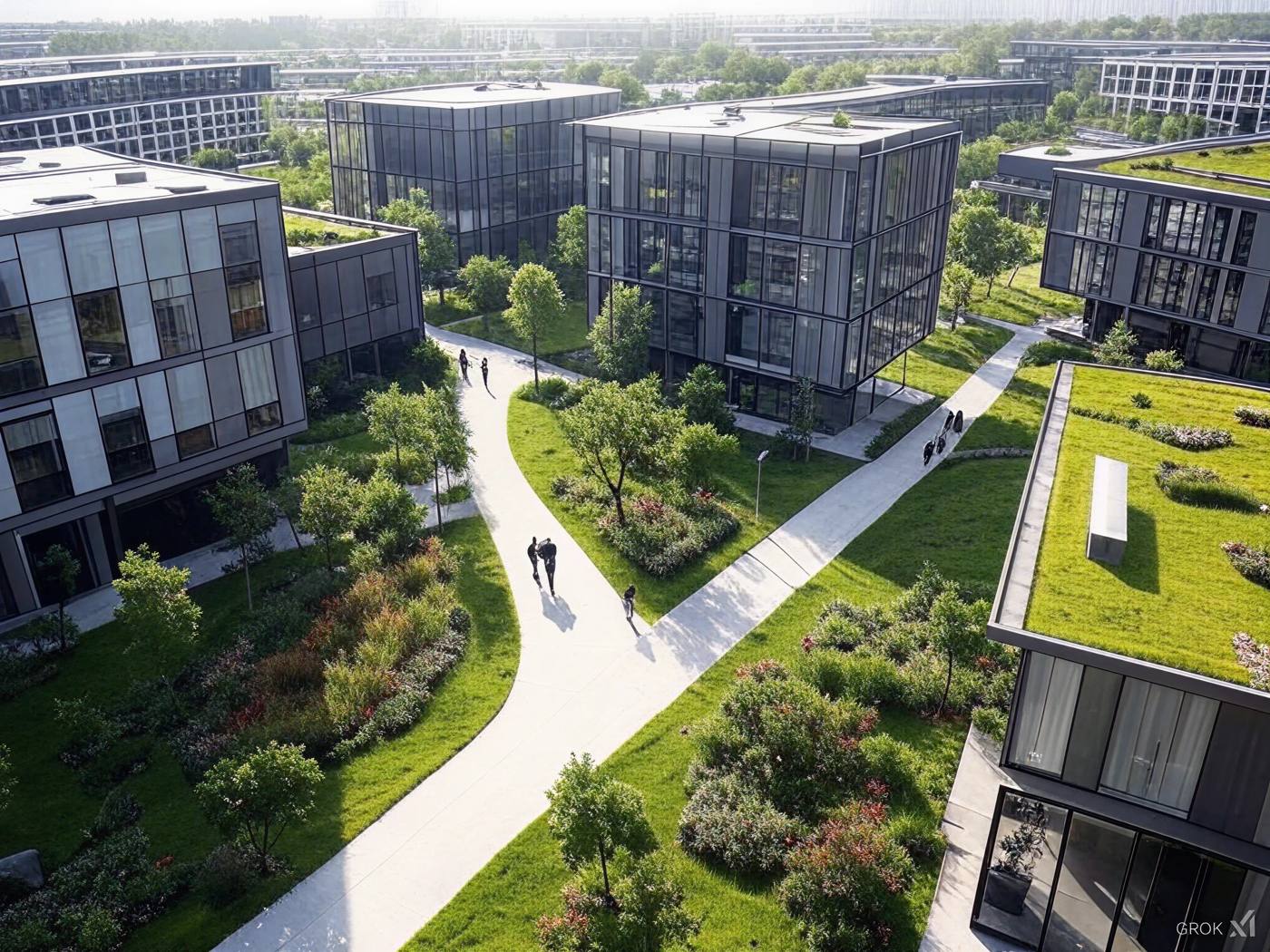 Rendering of the technology park
